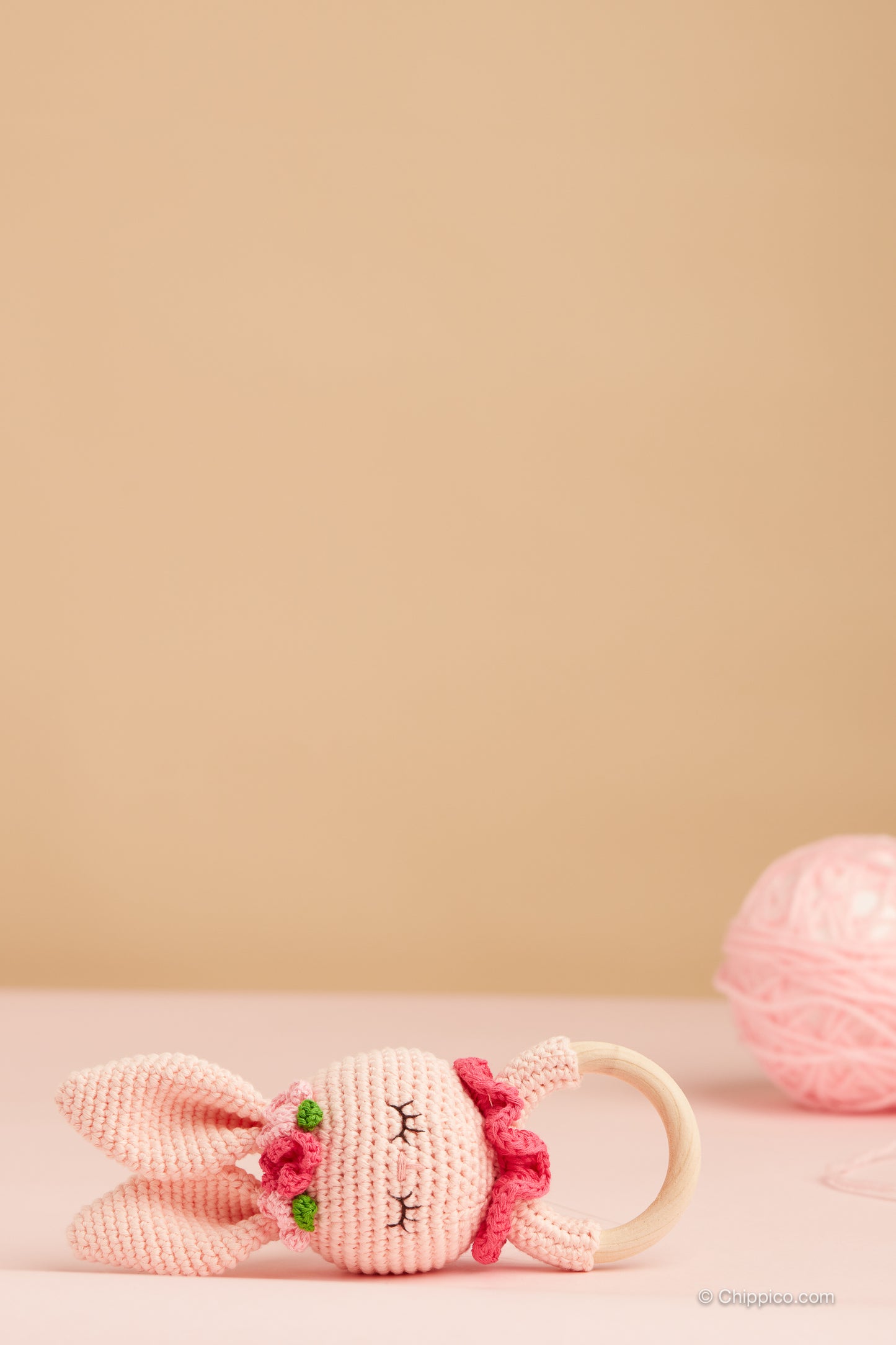 Clover The Shy-Shy Bunny Rattle Ring