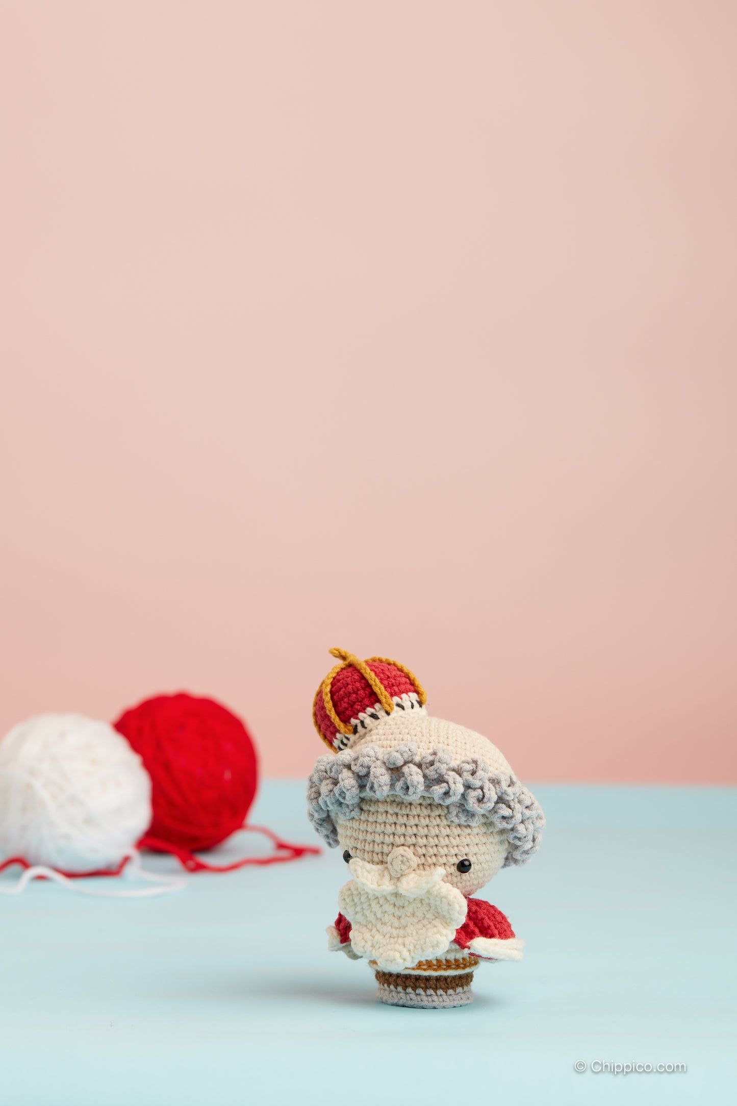 Royal Crown King Crochet Stuffed Doll